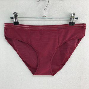Victoria's Secret Bikini Shimmery Burgundy/Wine Panties Undies